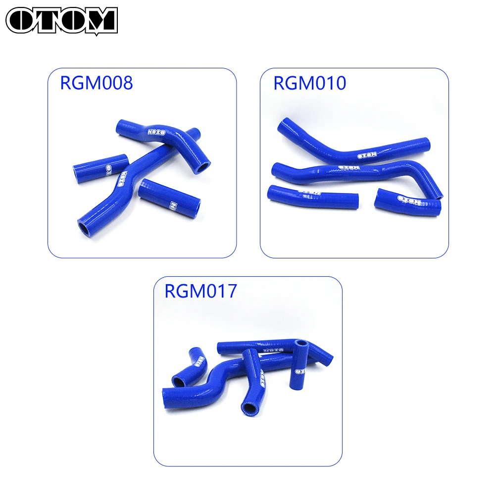 OTOM Blue Motorcycle Silicone Radiator Hose Kit Motocross Engine Coolant Vacuum Gel Tube For YAMAHA YZ250 YZ250X WR250F YZ450F | Автомобили