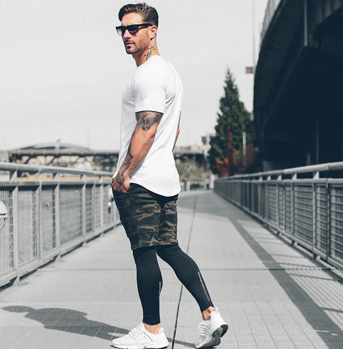 MOMO Camiseta deportiva algodón para hombre, ropa para gimnasio, correr, trotar, novedad de 2021|Camisetas| - AliExpress