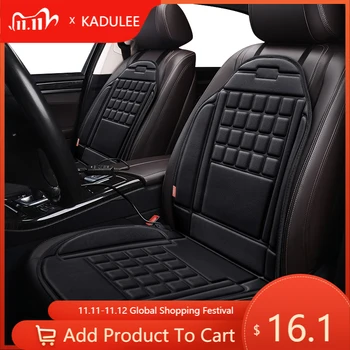 

KADULEE 12V Heated car seat cover for Renault all models duster megane clio laguna kadjar fluence Captur scenic Koleos seats