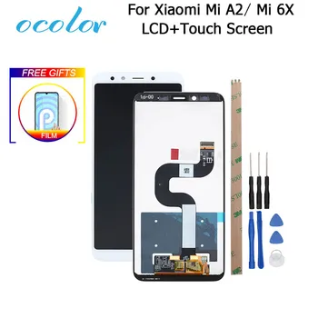 

ocolor For XiaoMi Mi 6X LCD Display And Touch Screen Digitizer Assembly Replacement With Film + Tools +Adhesive For XiaoMi Mi A2