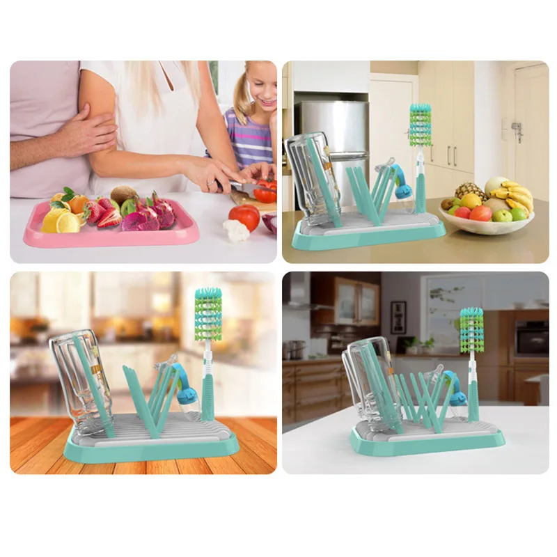 Baby bottle drying rack Foldable portable milk dryer