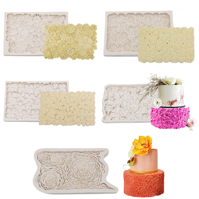 Силиконовая форма в виде цветка розы Boder помадка инструменты для украшения торта