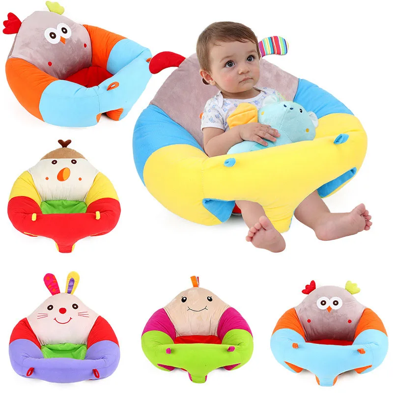 Sofa Support Seat Cover Baby Plush Chair Learning To Sit Comfortable Toddler Nest Puff Washable without Filler Cradle Sofa Chair