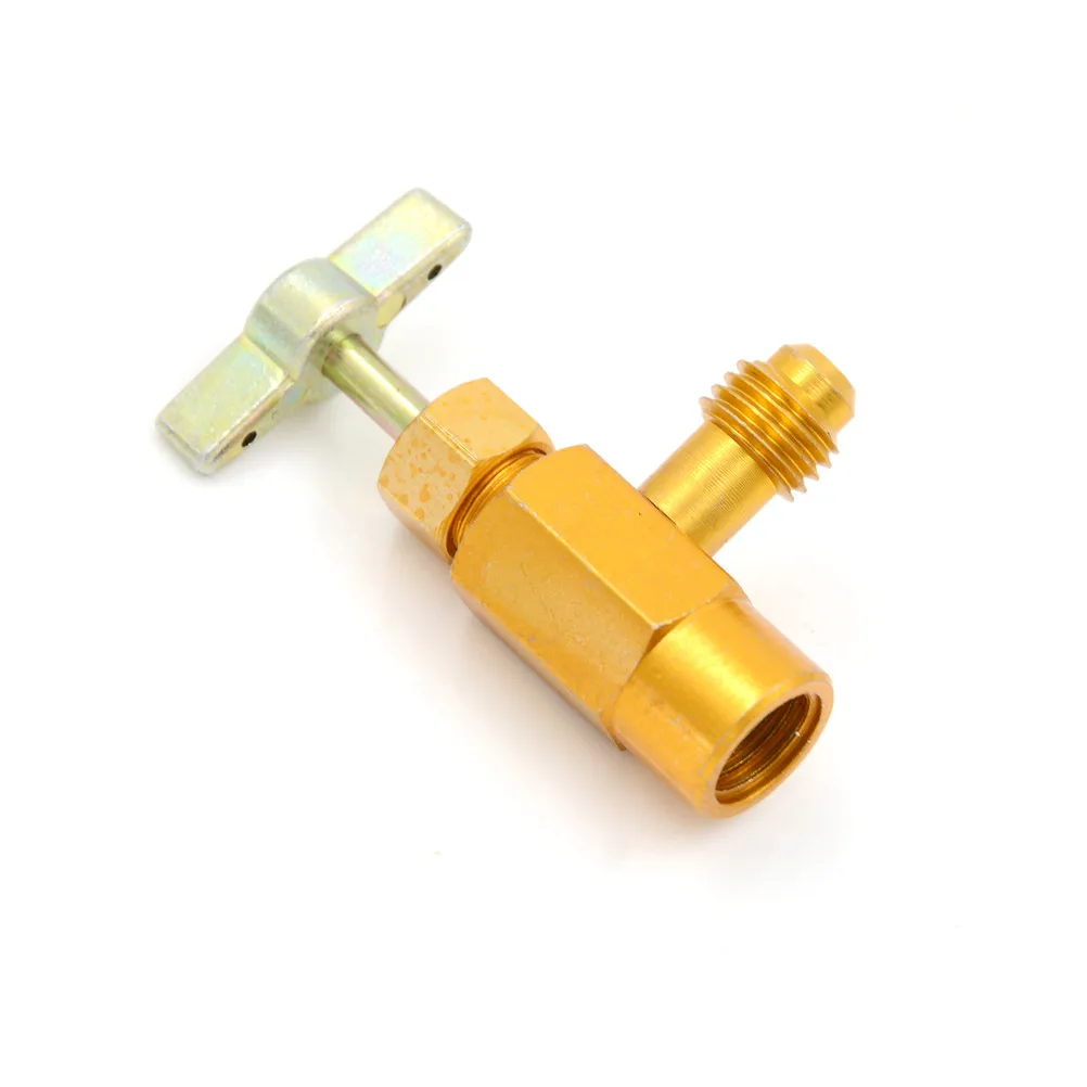 Новинка 2019 R-134 AC R-134a хладагент кран может дозировать 1/2 &quotACME резьбовой клапан