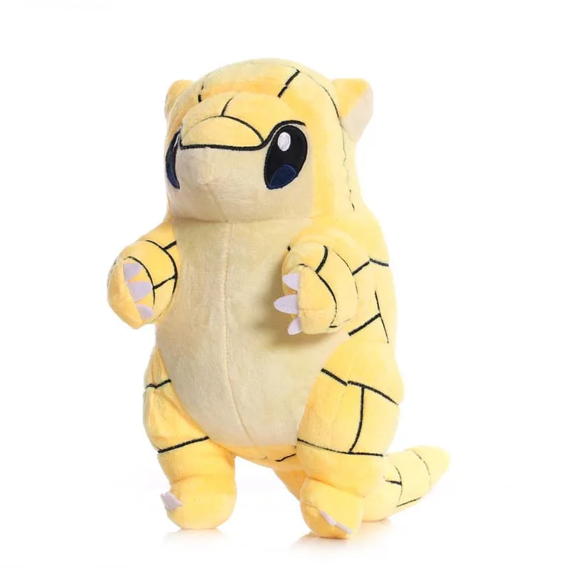 Большой размер 30 см TAKARA TOMY Покемон желтый песчаник плюшевые игрушки мягкие