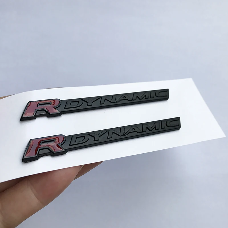 R DYNAMIC Bar Эмблема для Range Rover VELAR Sport Edition автомобильный Стайлинг крыло логотип Нижняя Боковая дверь декоративная наклейка черный серебристый