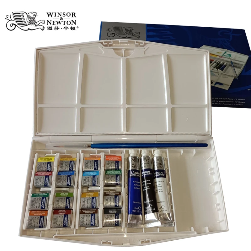 winsor-newton-pigmento-de-acuarela-pinturas-de-color-agua-en-16-colores-medias-sartenes-solidas-3-tubos-1-cepillo-de-pintura