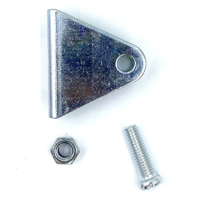Galvanized Iron Plate Triangular Bracket Antirust Base Pulley Tripod L-shaped Fixed Rolling Suspension Wheel Bearing Crown Block