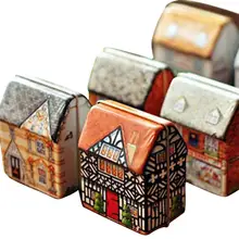 Kuulee металлический дом мини-музыкальный шкаф Игрушки для девочек в Подарок Декоративный металл маленький дом мини-музыкальный шкаф креативный подарок