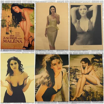

Monica Bellucci retro poster home decoration painting