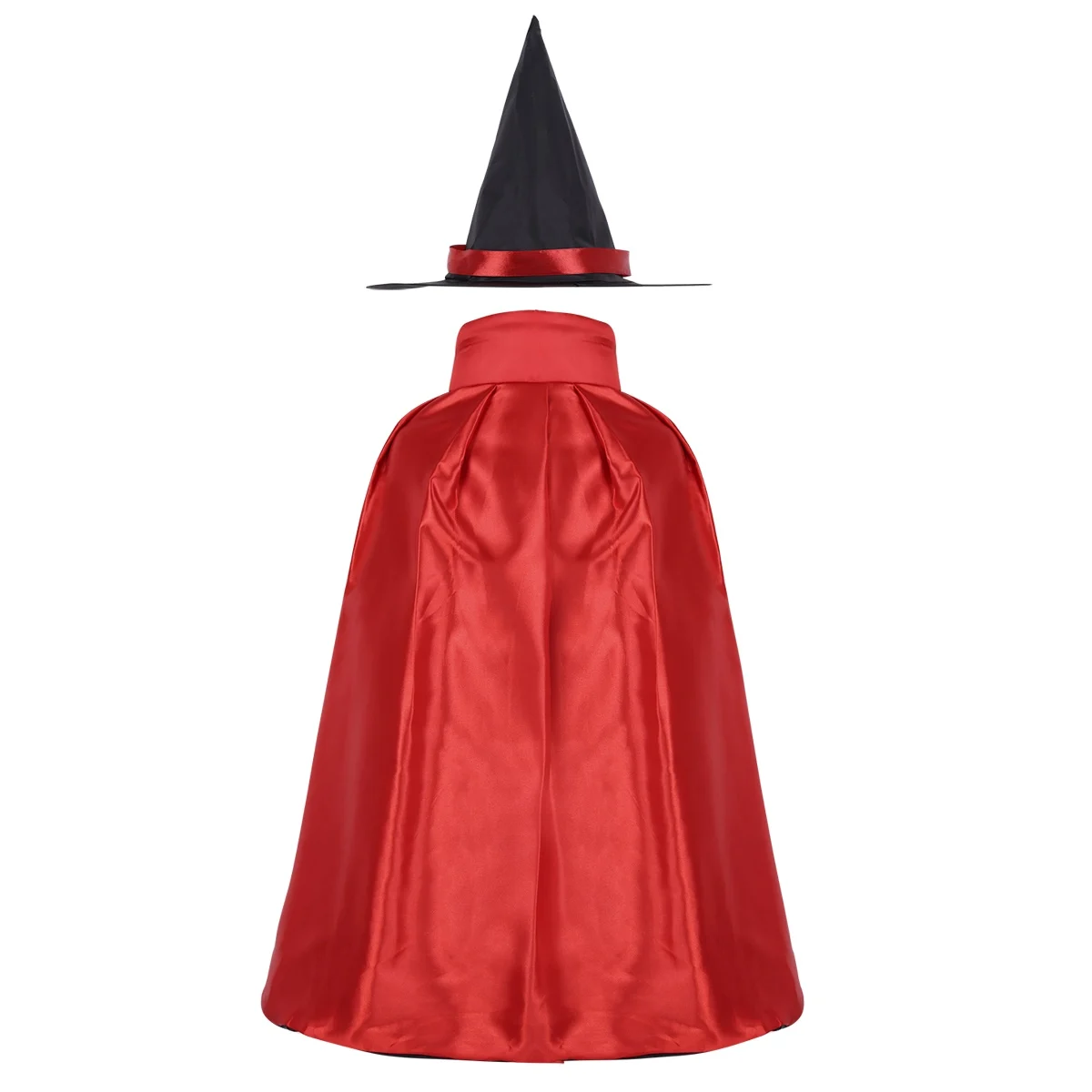 Детские маскарадные костюмы ведьмы на Хэллоуин, накидка со шляпой, комплект одежды для маскарада, вечерние наряды, Костюм Вампирши для ролевых игр, одежда