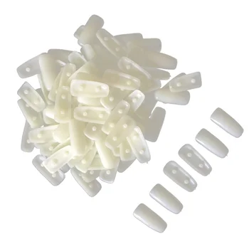 

2 Box of 200PCS Professional False Nail Tips Nail Art Practice Piece Special Manicure Practice Rack Tips Manicure Supplies for S