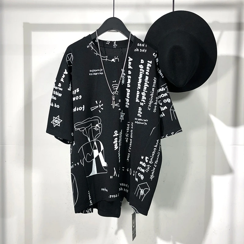 

Owen seak Men T Shirt Men's Clothing Hip Hop Tops Tees High Street Summer Japanese Male Solid OverSized Sweetwear T Shirt