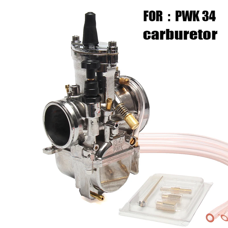 PWK 34mm Carburetor For Mikuni Maikuni Carb Parts 125cc to 250cc Engine Scooters With Power Jet Motorcycle ATV | Автомобили и