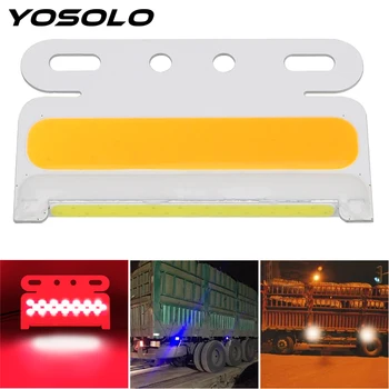 

YOSOLO 10Pcs/set Truck COB Side Light Signal Lamp LED Turning Lights 24V 42 LED Super Bright Car Accessories