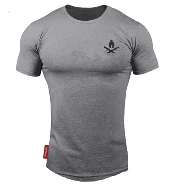 2021 nowa markowa odzież fitness Running t shirt mężczyźni O-neck t-shirt bawełna kulturystyka koszulki sportowe topy gym men t shirt 2