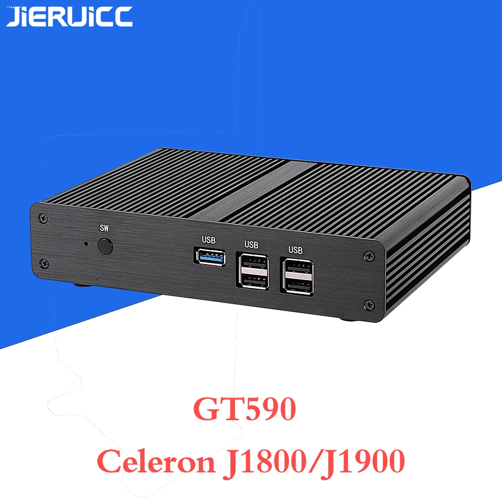 Intel четырехъядерный безвентиляторный мини ПК J1900 Max 2 42 GHz HD Graphics 1080P HTPC/Офисный