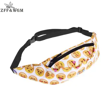 

ZFF&WGm 3D Print New Colorful Waist Pack For Men Fanny Pack Style Bum Bag Retro Geometry Women Money Belt Travelling Waist Bag