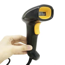 1D Barcode Scanner Wired Barcode Scanner-Gun Fit for Paper Cell Phone Screen Wechat Alipay Barcode