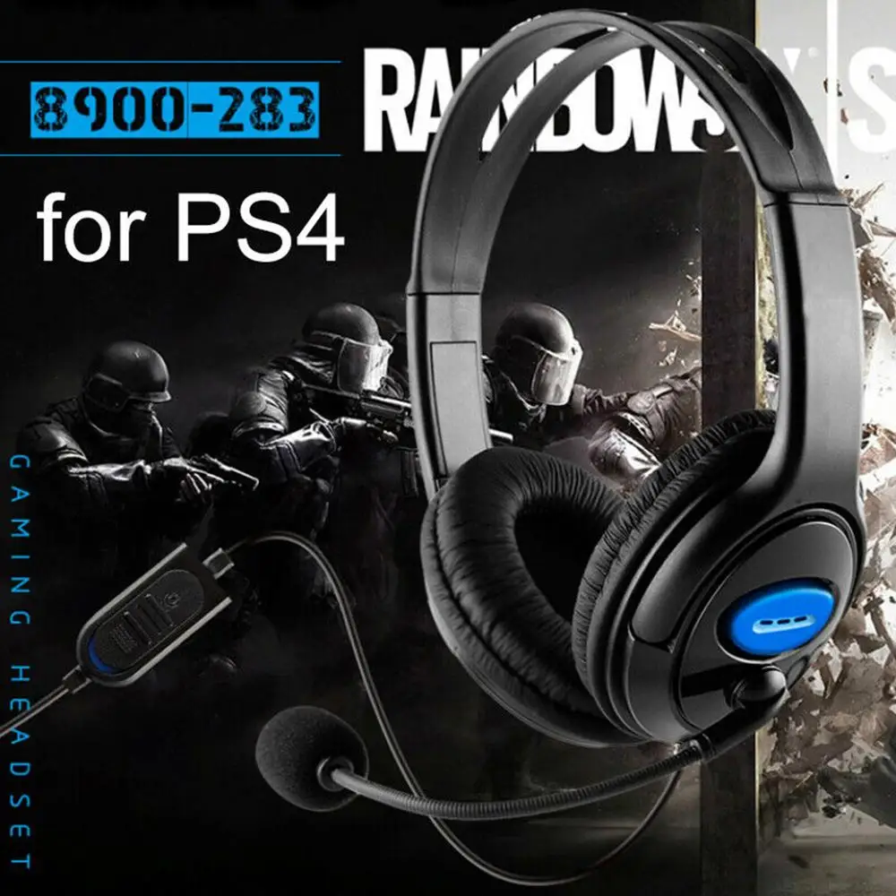 Museum Onschuld Gewoon overlopen P4-890 3.5mm Wired Gaming Headset Game Headphones With Mic For Playstation  4 Ps4 Pc Xbox One Cd Players - Earphones & Headphones - AliExpress