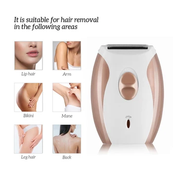 

Mini Electric Epilator Women's Shaver Razor Electric Rechargeable Lady Shaving Trimmer Hair Removal Machine for whole body