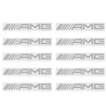 

10PC Car steering wheel Interior sticker Car Emblem sticker For Mercedes Benz AMG GLC GLE CLA GLA W205 W211 W213 Car Accessories