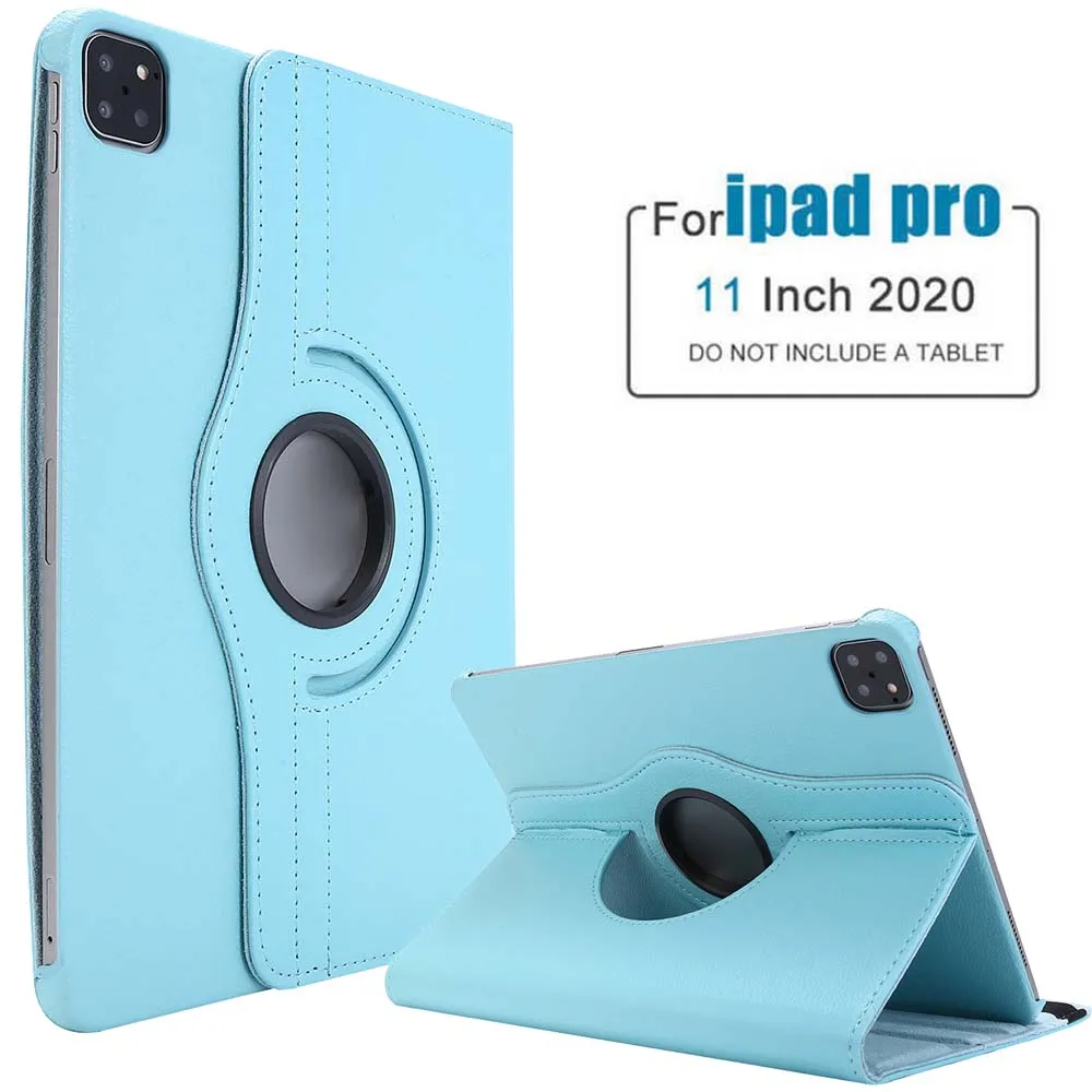 

For iPad Pro 2020 11 inch Case 360 Degree Rotating PU Leather Flip Stand Smart Cover For iPad Pro 11 2020 2nd Gen A2228 Funda