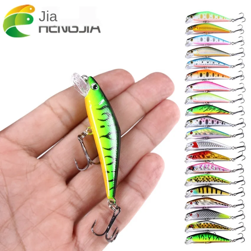 

Road Yamino 6.8cm-5.2g-8 Long-range Submerged Short Tongue Board Bait Model Number Type with Double Hook Category 3