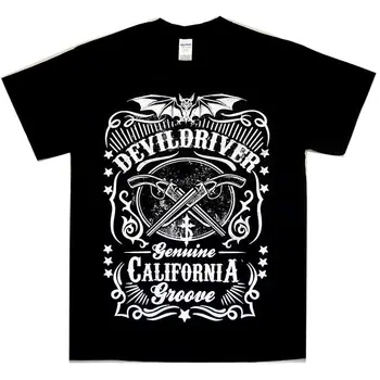 

DevilDriver California Groove Shirt S M L XL T-Shirt Officl Devil Driver TshirtMen Tee Shirt Tops Short Sleeve Cotton T-Shirt
