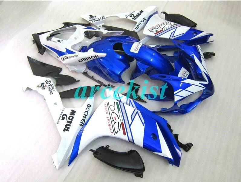 4 подарки ABS прессформы Мотоцикл Обтекатели подходит для Yamaha YZF-1000-R1 2007 2008 07 08 обтекатель кузова набор на заказ синий белый хороший