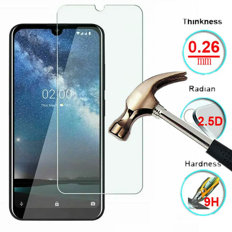 Закаленное стекло для защиты экрана против царапин 9H закаленное пленки Nokia 2 7 |