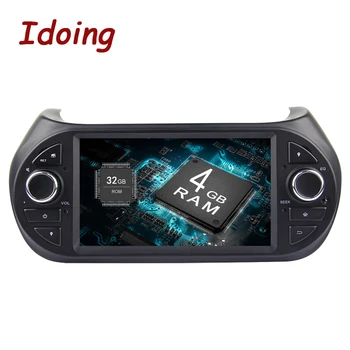

Idoing Steering-Wheel 7"1Din 4G+32G 8 Core Android 9.0 Car Video GPS Player For Fiat Fiorino Multimedia GPS Navigation AUX WIFI