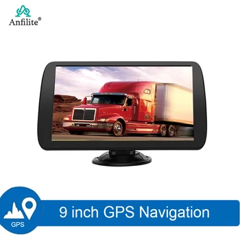 

Anfilite 9 inch Capacitive Screen Truck GPS Navigation 256M 8GB Bluetooth AV-IN FM Navigator New Europe Russia Spain Maps