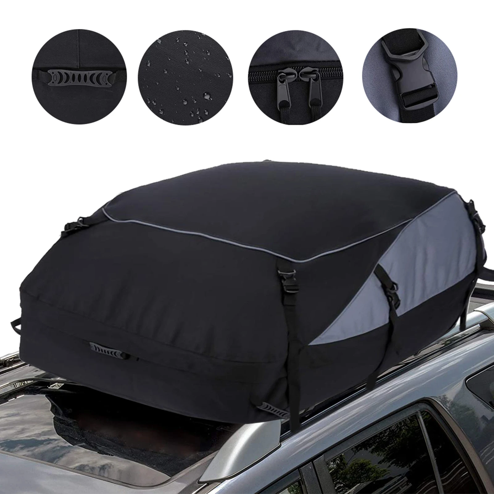 Car Roof Bag Dust proof Car Roof Luggage Bag 600D Oxford Cloth
