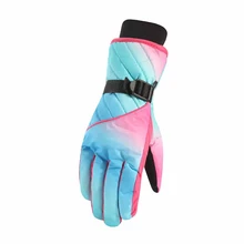 Многофункциональные водонепроницаемые дышащие перчатки для сноуборда теплые морозостойкие утолщенные плюшевые лыжные перчатки зимние спортивные перчатки для улицы