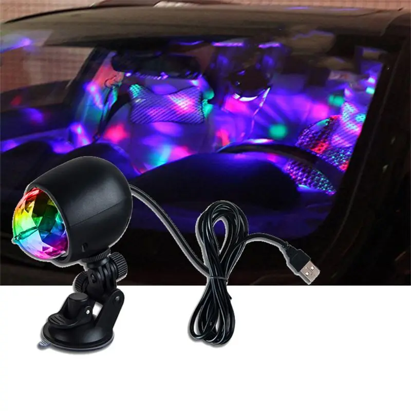 1 шт. Авто диско DJ сценическое освещение светодиодный RGB лампа с хрустальным шаром лампочка шар лазерный проектор лампа вечерние автомобильные фонари Лидер продаж