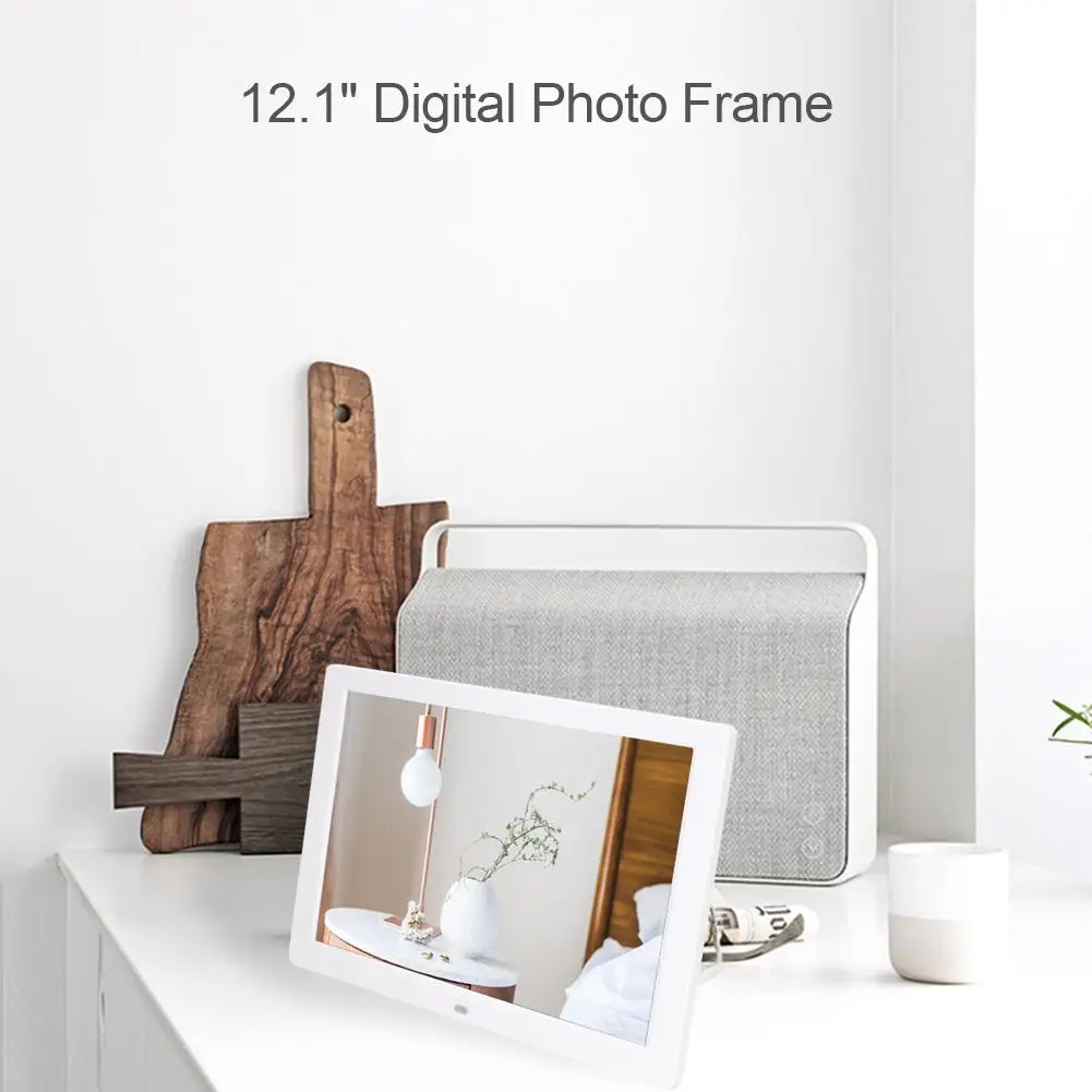 

ALLOET 12.1 inch Digital Photo Frame 1280X800 HD LED Back-light Electronic Album Digital Picture Frame Advertising Music Video