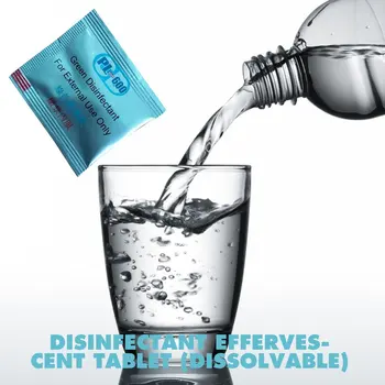 

Disinfectant effervescent tablet (dissolvable) 1 box / 10 tablets