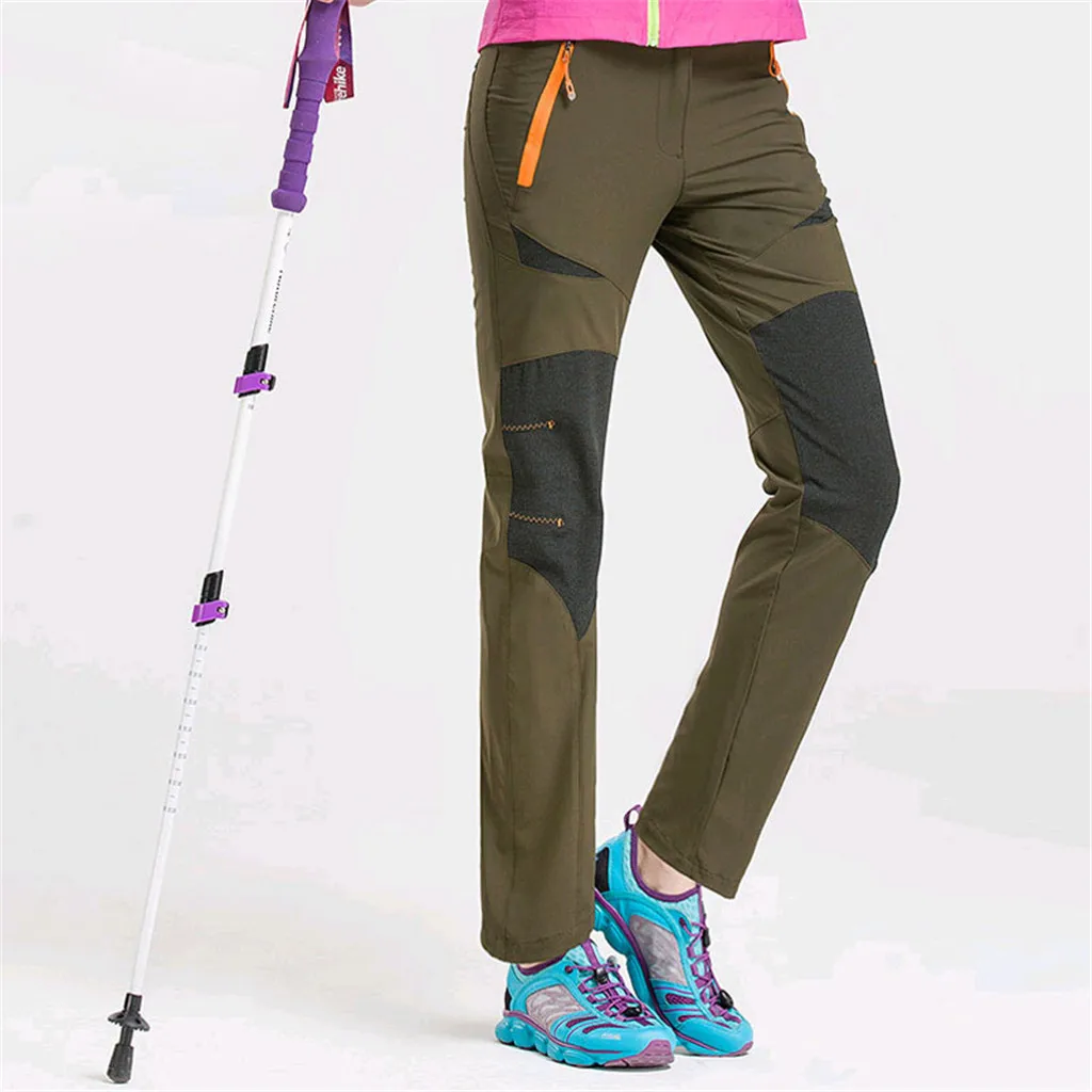 Быстросохнущие уличные водонепроницаемые брюки для пеших прогулок, лыжных альпинистских штанов, тактические мягкие повседневные зимние штаны для женщин, велосипедные брюки mtb
