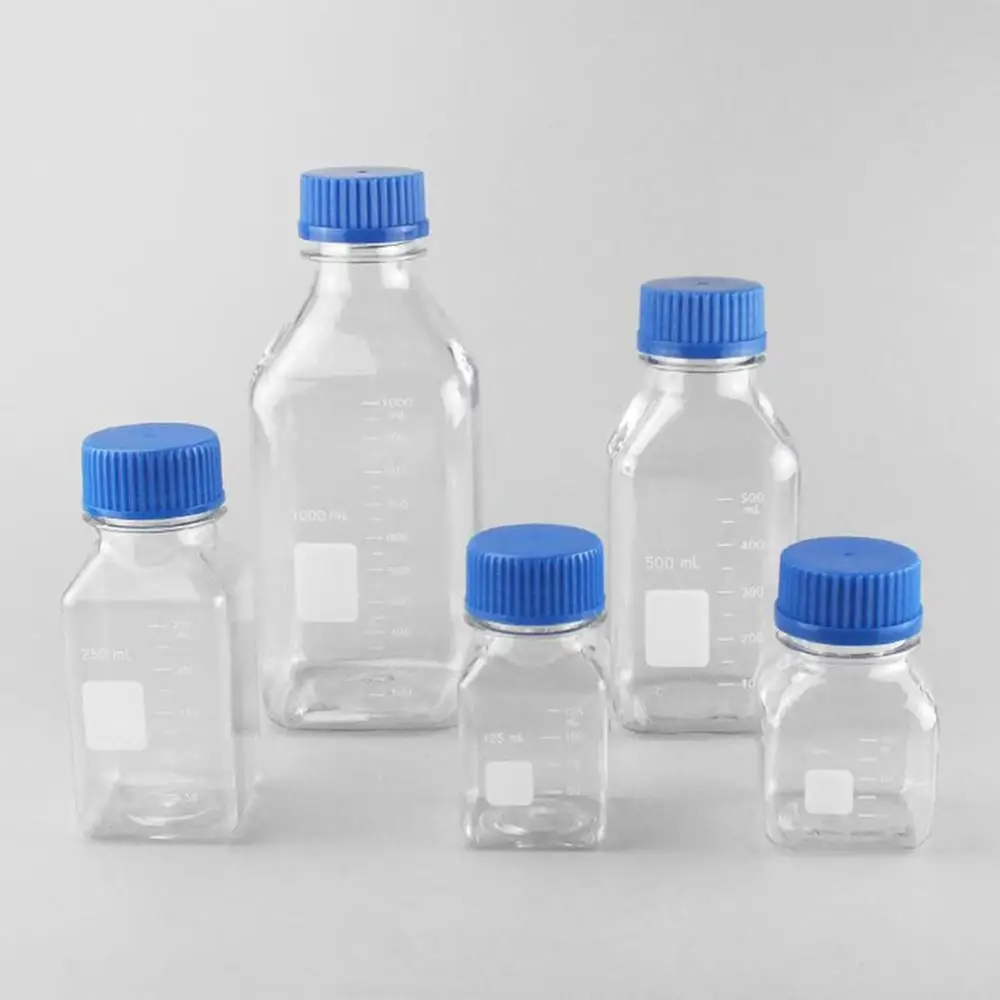 

Laboratory Supplies Plastic Serum Bottle PET PC Sterilization Experimental Seal Graduated Bottle