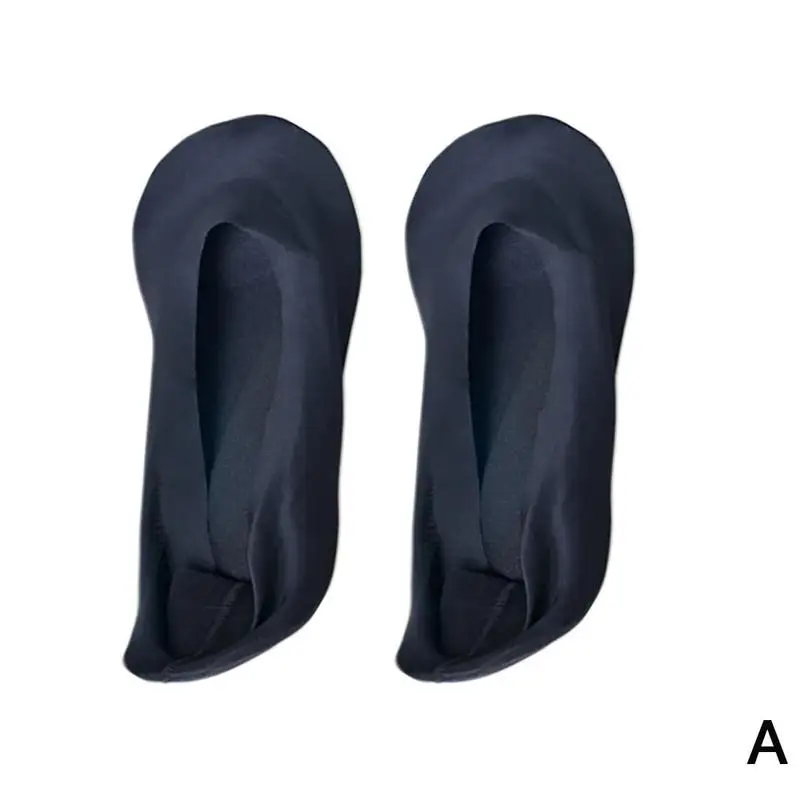1 пара, женские носки с 3D аркой для массажа ног, забота о здоровье, шелковые носки, невидимые тапочки с закрытым носком из силикагеля - Цвет: A