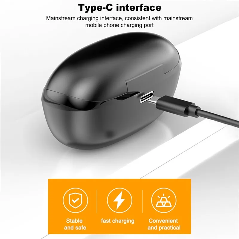 2020 Newest Original TWS True Wireless Earphone Bluetooth 5 0 Headset HiFi Sound Sport Headphone Bass Earphones PK i9000 Pro i12