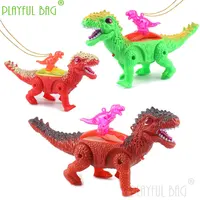 PB Playful bag Simulation electric rope dinosaur light music walking Doll Fun Cute Mini Christmas children's gift vd20 1