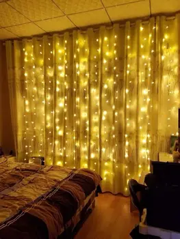 

3Mx10 AU Plug LED Curtain String Lights Flash Fairy Garland Holiday Light for New Year Christmas Outdoor Wedding Home decor