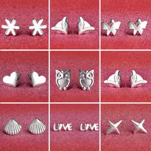 XIYANIKE, 925 пробы, серебряные, модная форма, маленькие мини серьги для женщин, для девушек, Стерлинговое серебро, ювелирные изделия, Oorbellen Brincos VES6518