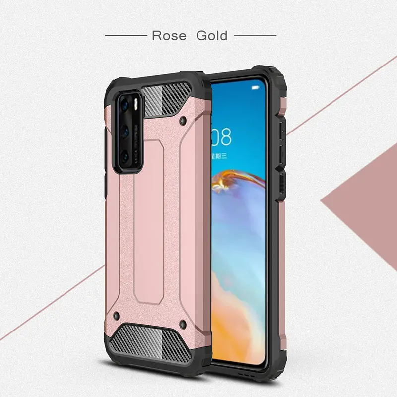 huawei waterproof phone case Armor Shock Proof Case For Huawei P40 P30 P20 Pro Mate 30 20 Lite 20X 2019 Hybrid PC TPU Phone Case Coque cute huawei phone cases