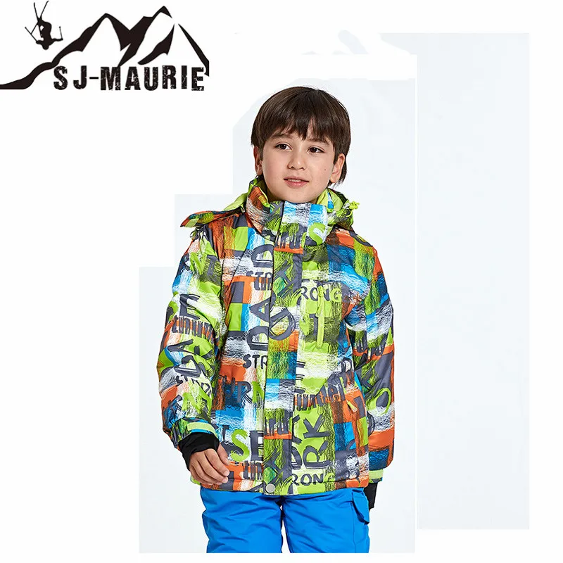 SJ-Maurie/спортивная одежда; детская одежда; Зимний лыжный костюм; ветрозащитные куртки для сноуборда; зимняя одежда для девочек; Одежда для мальчиков