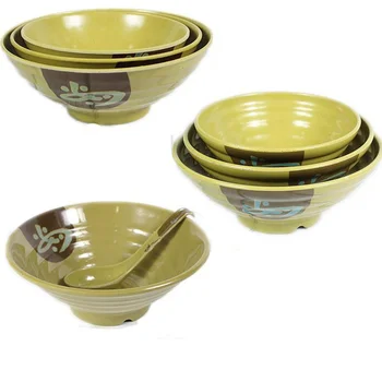 

Melamine Tableware Imitation Porcelain Bowl Ramen Bowl Thickened Large Bowl Soup Bowl Noodle Bowl Commercial Spicy Hot Bowl
