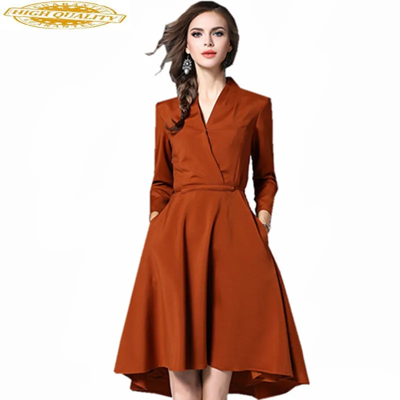 Elegante Partij Jurk Vrouwen 2020 Herfst Mode A-lijn Womens Kleding Casual V-hals Slanke Dames Jurken Vestidos WXF561 Elegante Partij Jurk Vrouwen 2020 Herfst Mode A-lijn Womens Kleding Casual V-hals Slanke Dames Jurken Vestidos WXF561