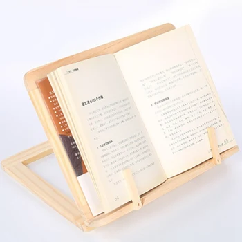

Hot sale Wooden Frame Reading Bookshelf Bracket looking Book Reading Bracket Tablet PC Support Music Stand